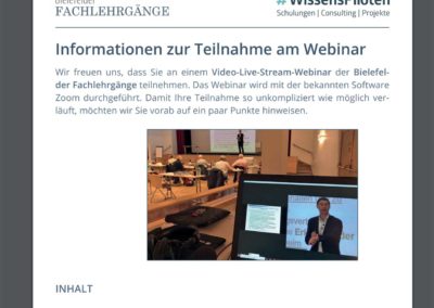 Webinarorganisation durch die WissensPiloten 4