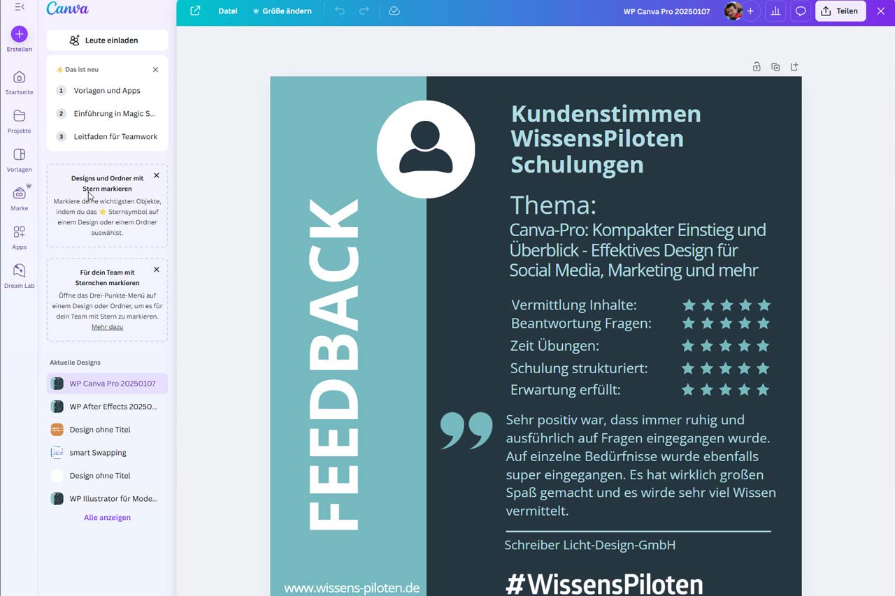 WissensPiloten Canva Startbild