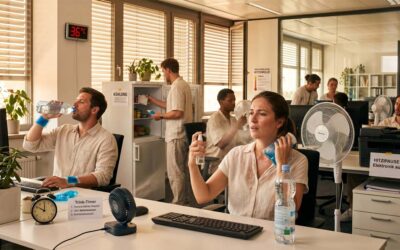 Überleben im Büro in dieser Hitzewelle: 8 Tipps gegen den Schreibtisch-Sauna-Modus