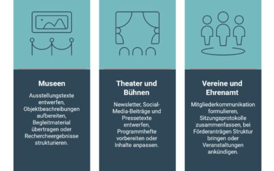 KI-Schulungen für Kultureinrichtungen: Künstliche Intelligenz in Museum, Theater und Verein sinnvoll einsetzen